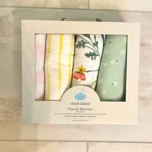 Cloud Island Flannel Baby Blankets